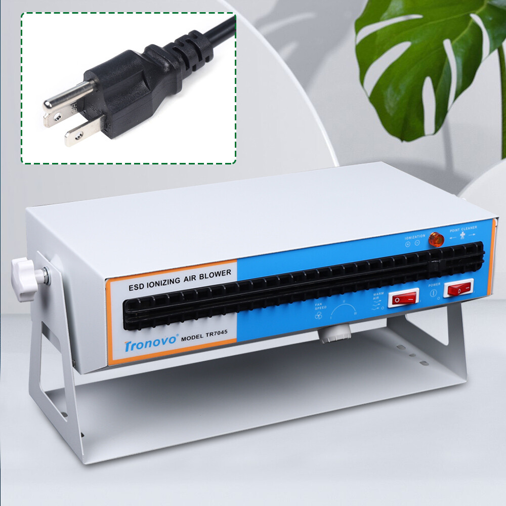 Anti-Static Ionizing Air Blower Fan Discharge Static Eliminator Ionizer Ion Fan!