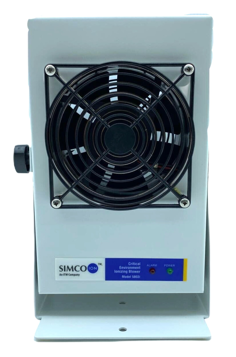 SIMCO-ION MODEL 5802I CRITICAL ENVIRONMENT BENCHTOP IONIZING BLOWER 24VDC