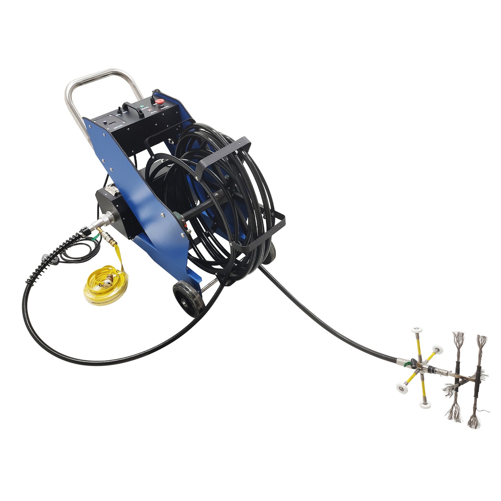 220V Oil Fume Pipeline Cleaning Machine Ductwork Cleaning 110V Transformer Dia 3