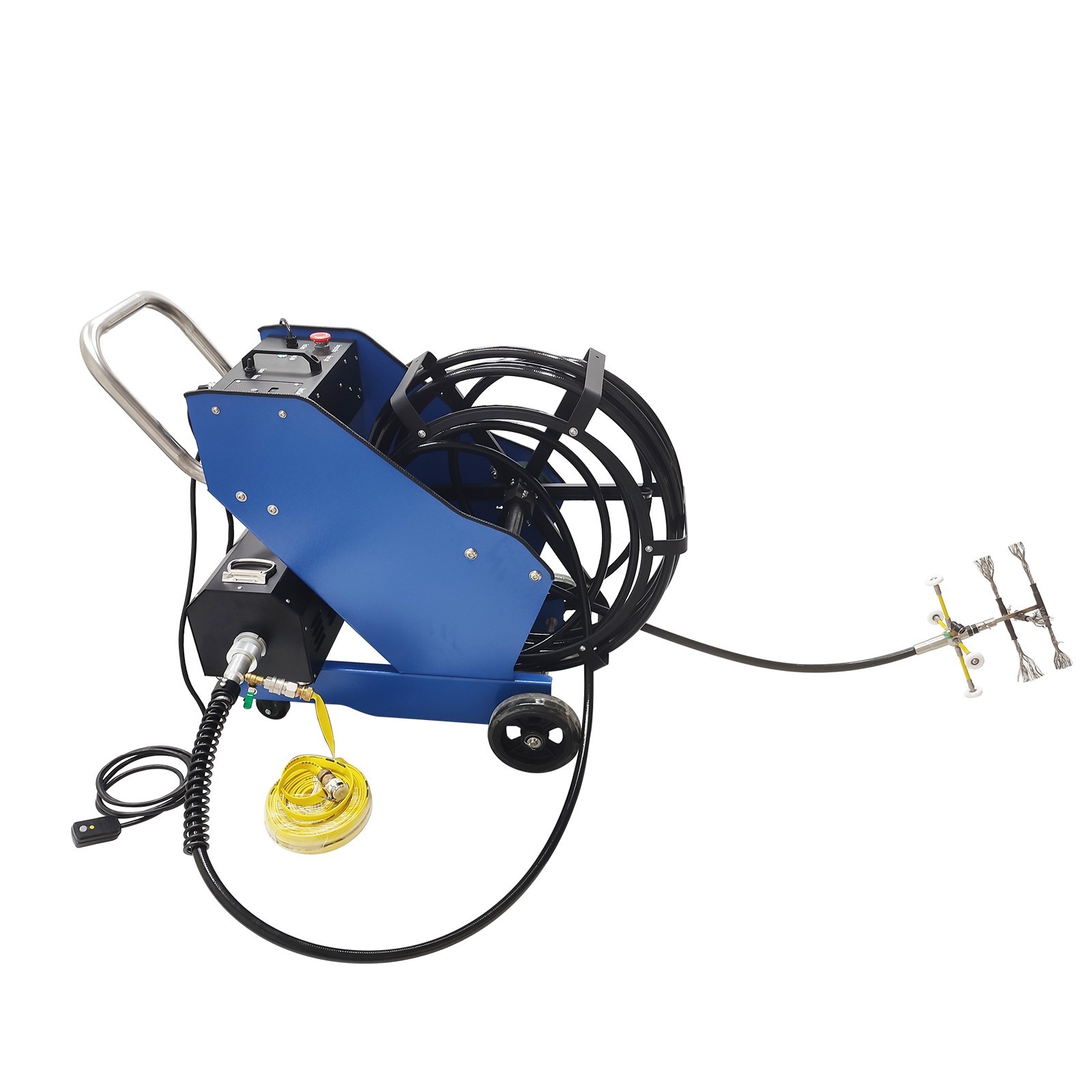 220V Oil Fume Pipeline Cleaning Machine Ductwork Cleaning 110V Transformer Dia 3