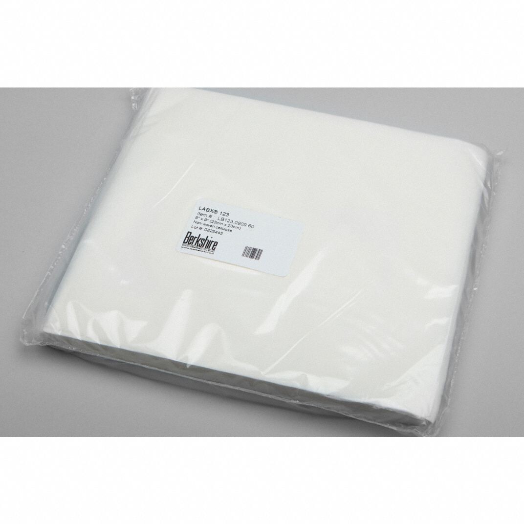500 Pack Berkshire 9×9 Dry Wipe Soft Pack ISO 5 Class 100 Low Lint Labx (R) 123