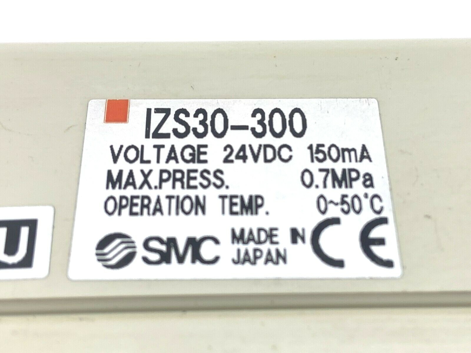 SMC IZS30-300 Ionizer 24VDC 150mA