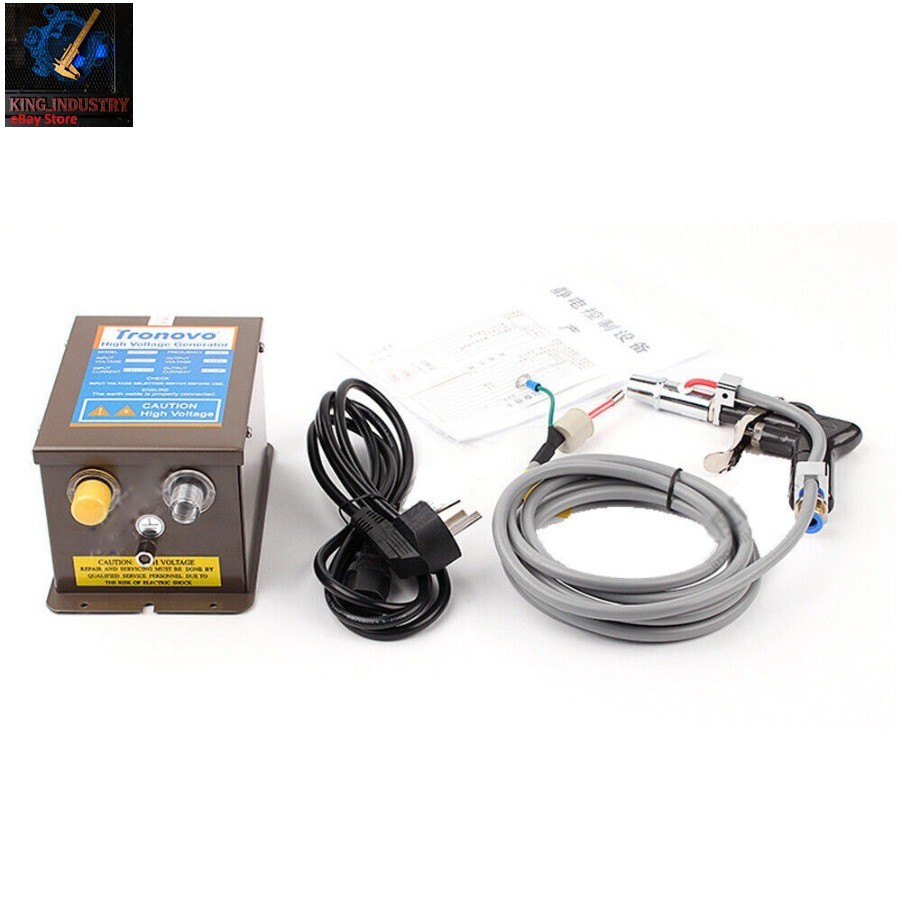 A 220V Industrial Ionizing Air Gun Kit Electrostatic Eliminator 4.6KV 0.3-0.8Mpa