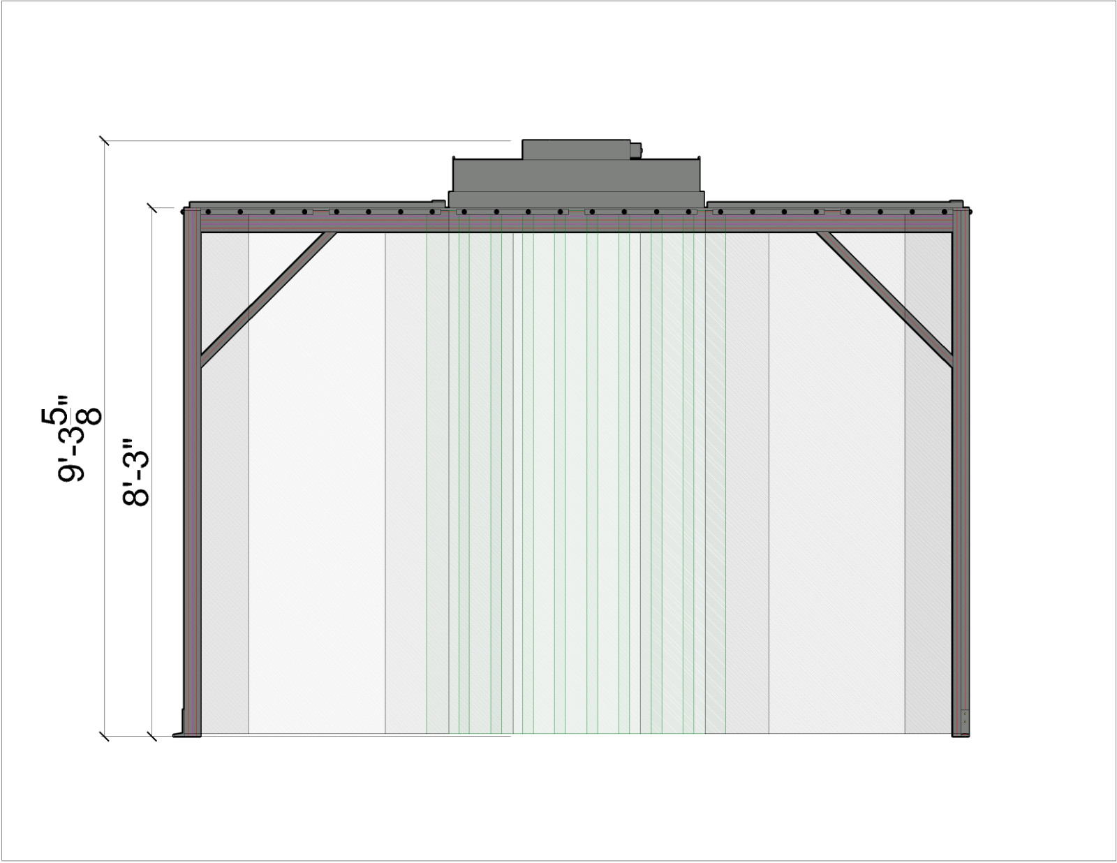 12′ x 12′ SOFT Wall Clean Room ISO8 class 100,000 HEPA Filter Cleanroom; DIY-Kit
