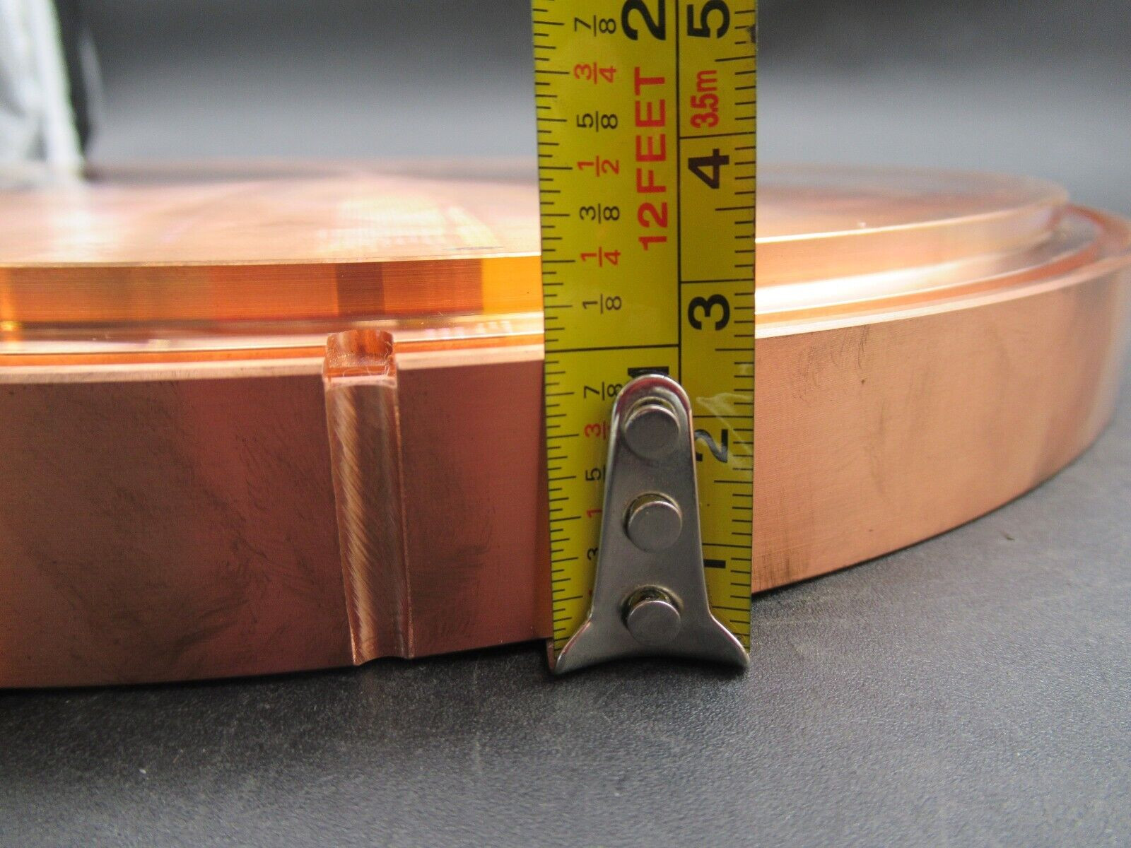 Weldaloy WP111234 REV. A Copper Backing Plate 4N D319, 85MMRMA12 *NEW W PAPERS*