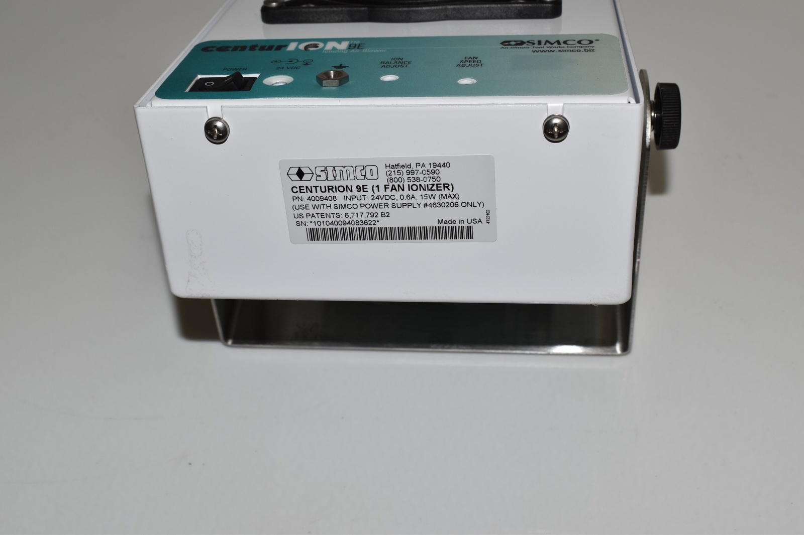 ^^ Simco Centurion 9E Ionizing Air Blower 4009408 Fan Ionizer (GFL81)