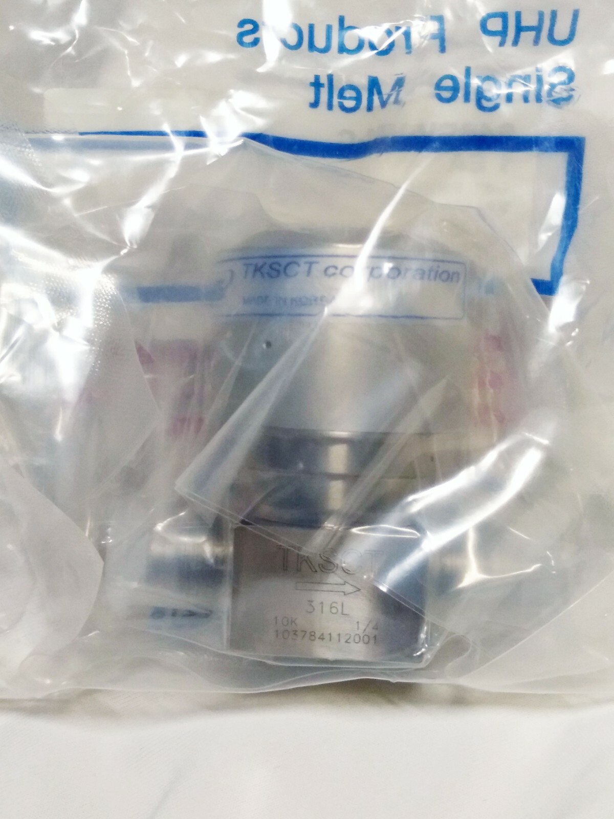 TKF Diaphragm Valve,1/4″ MVCR (Similar 6LVV-DPVR4-PC) 0.3Cv, 4.5mm Orifice
