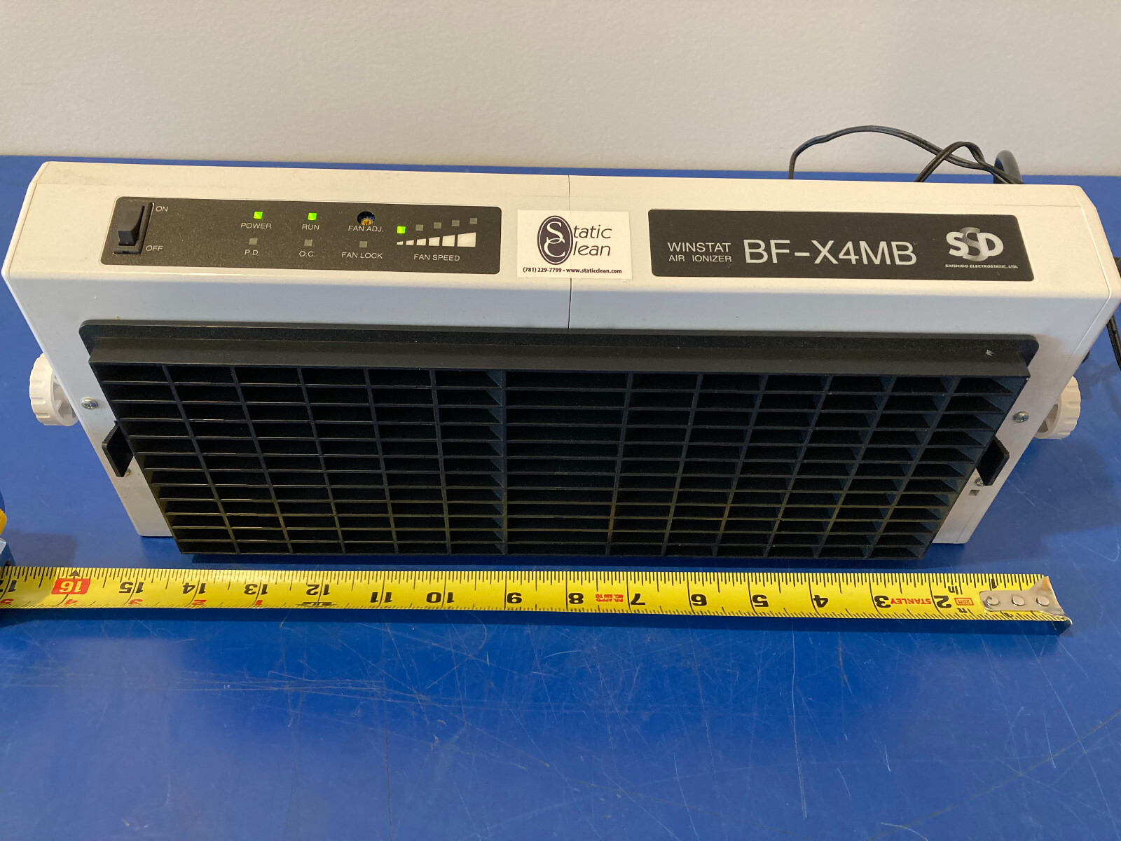 14969 Shishido Electrostatic BF-X4MB winstat Air ionizer about 15″ long 120volt