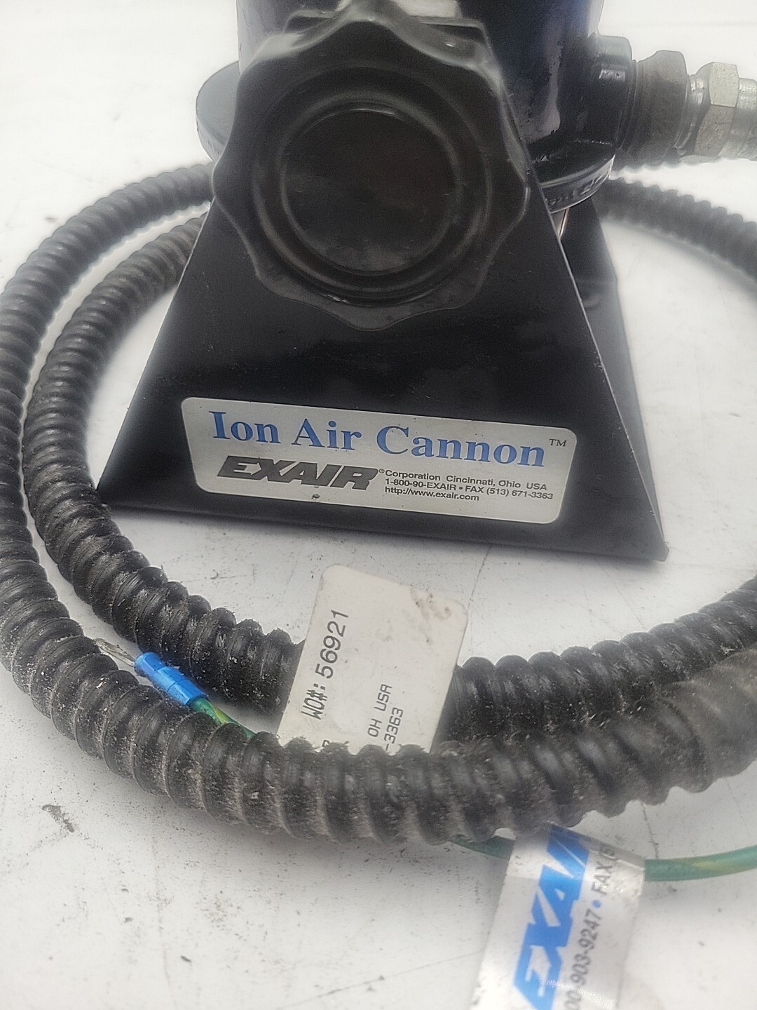 Exair 8192 Ion Air Cannon,250 Psi,15.5 Scfm