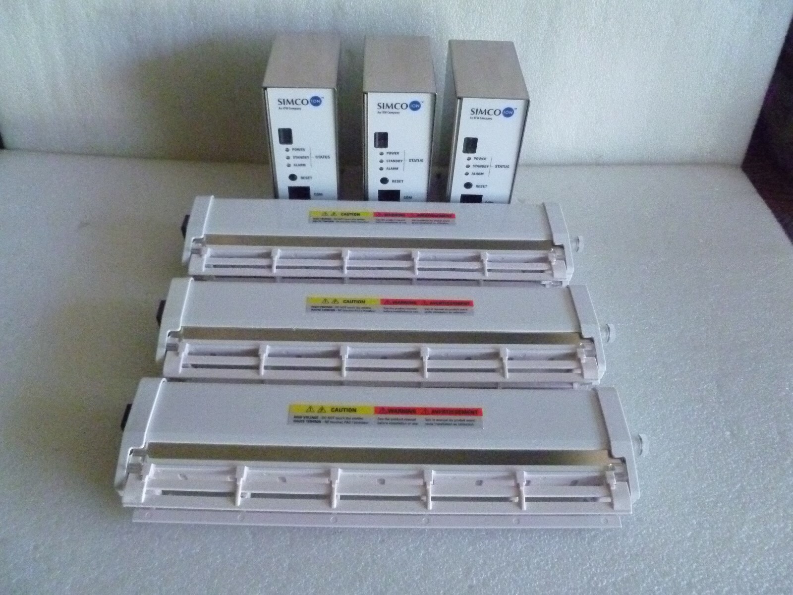 SET OF 3 SIMCO-ION 5711 CONTROLLER & UWIRE AEROBAR 5711