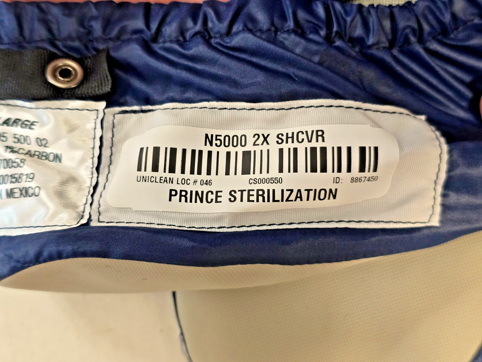 2 Pairs UniClean Snap Shoe Covers PRINCE STERILIZATION N5000 2X Washable