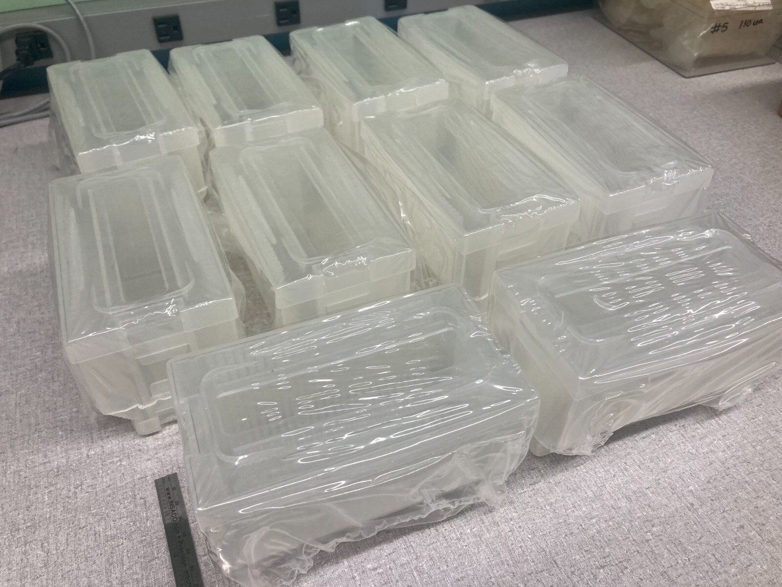 3″ dia (76 mm) Wafer Shipping Boxes (Lot of 10)  – EMPAK Entegris H6630 – NEW