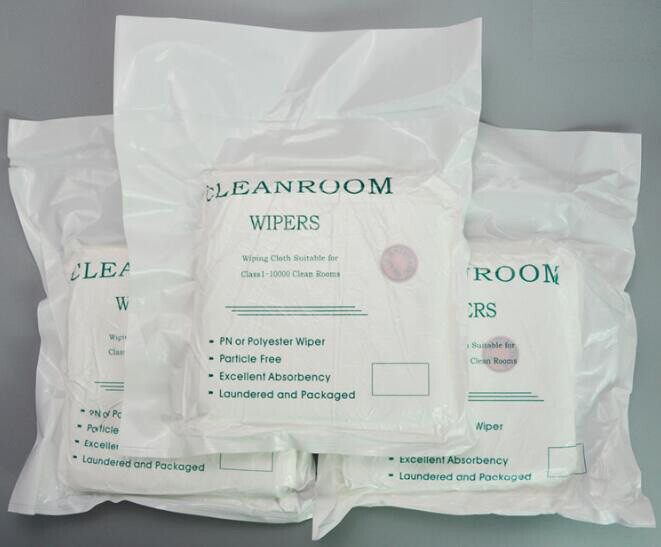 100 Pcs 9″ x 9″ Dust-Free Cleaning Wipes Microfiber Lint-Free Cleanroom Wipers
