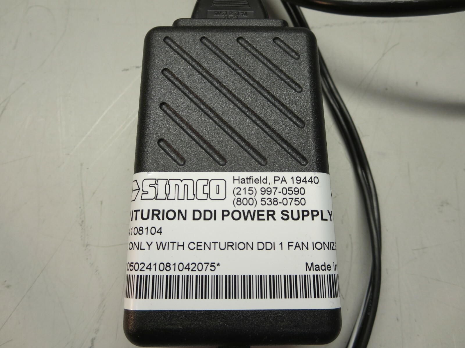 Simco, DDI, Ionizing Air Blower, 24 VDC, With Simco Centurion DDI Power Supply