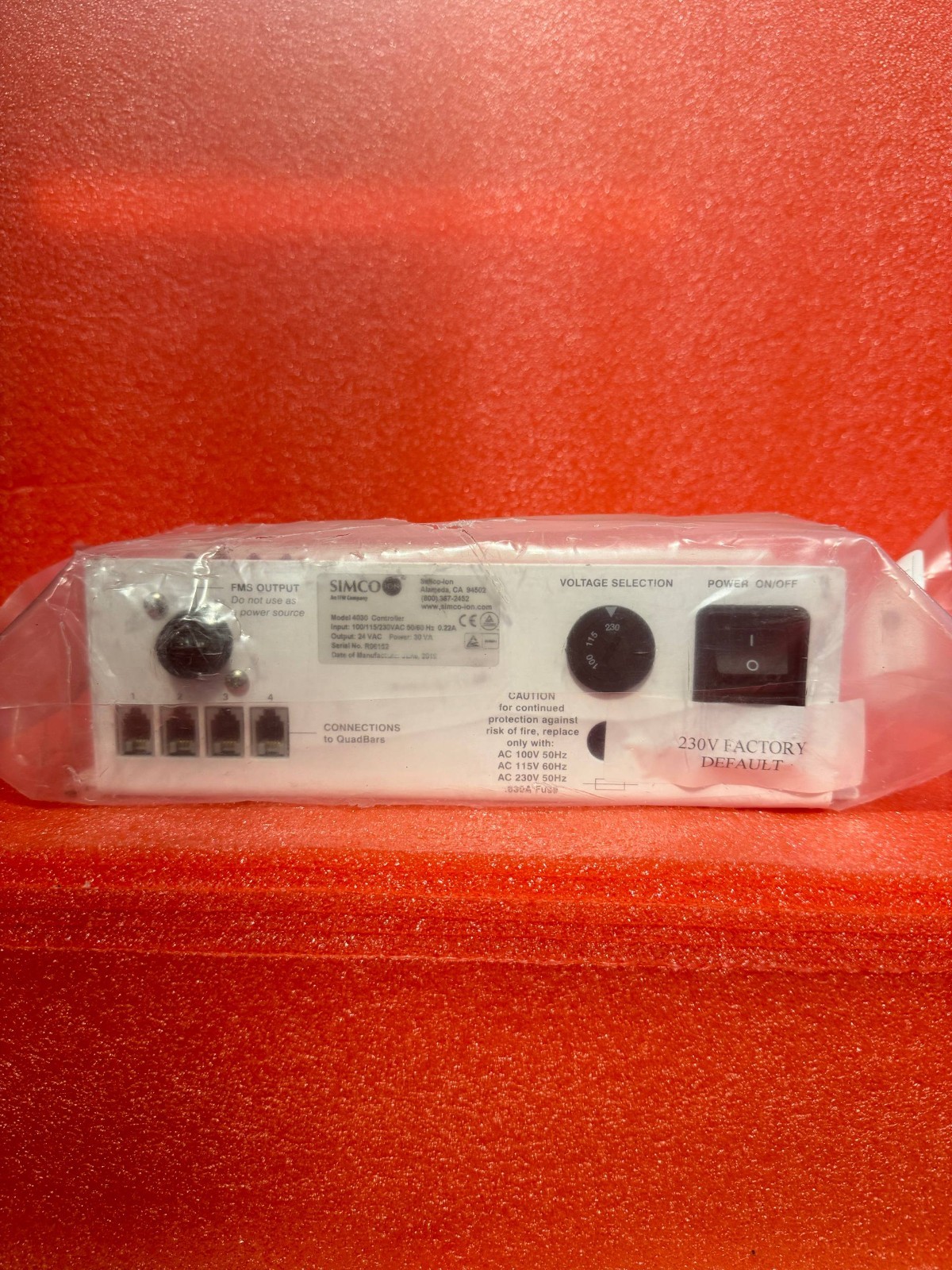 Simco ION QuadBar Ionizer Controller Model 4030