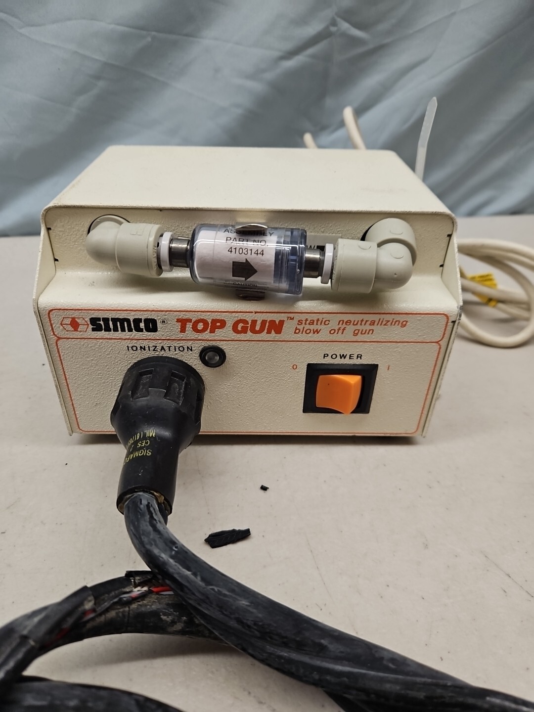 Vintage Simco Top Gun 302G Static Neutralizing Blow Off Gun 4002663 F10 GAS VHTF