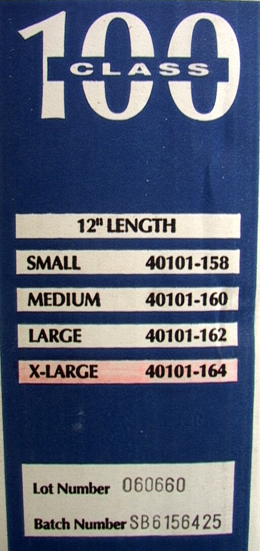 CERTICLEAN CLASS 100 LATEX AMBIDEXTROUS GLOVES 12″ X-LARGE 40104-164 1000/CASE