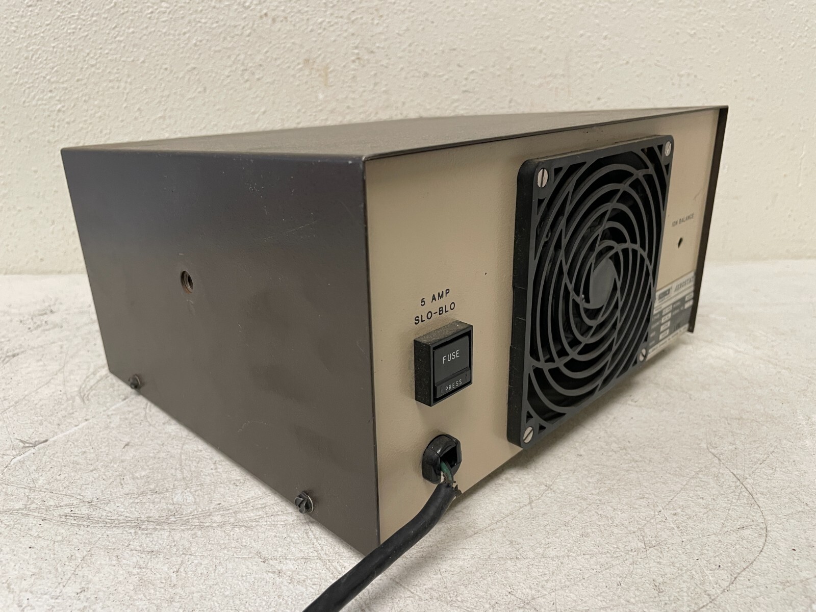 SIMCO A200 ADJUSTABLE AIR IONIZING BLOWER