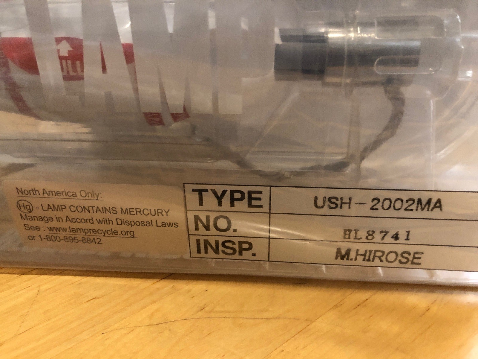 USHIO USH-2002/MA Bulb 2400w for Canon MPA-500, 501, 1500, 600FA
