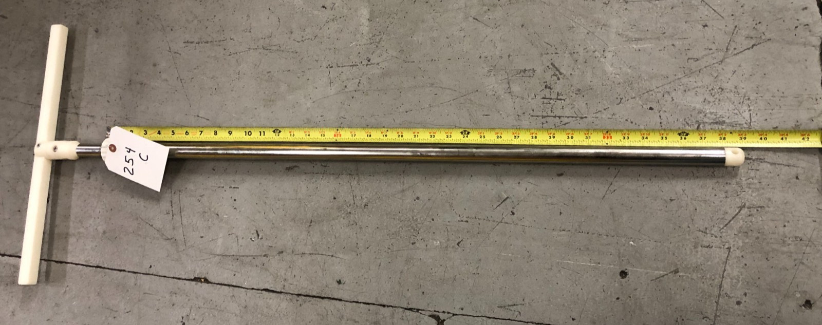 MicroNova SS Universal Extendable Handle #SSU-1S, w/ 18″ T-Mop, Cleanroom
