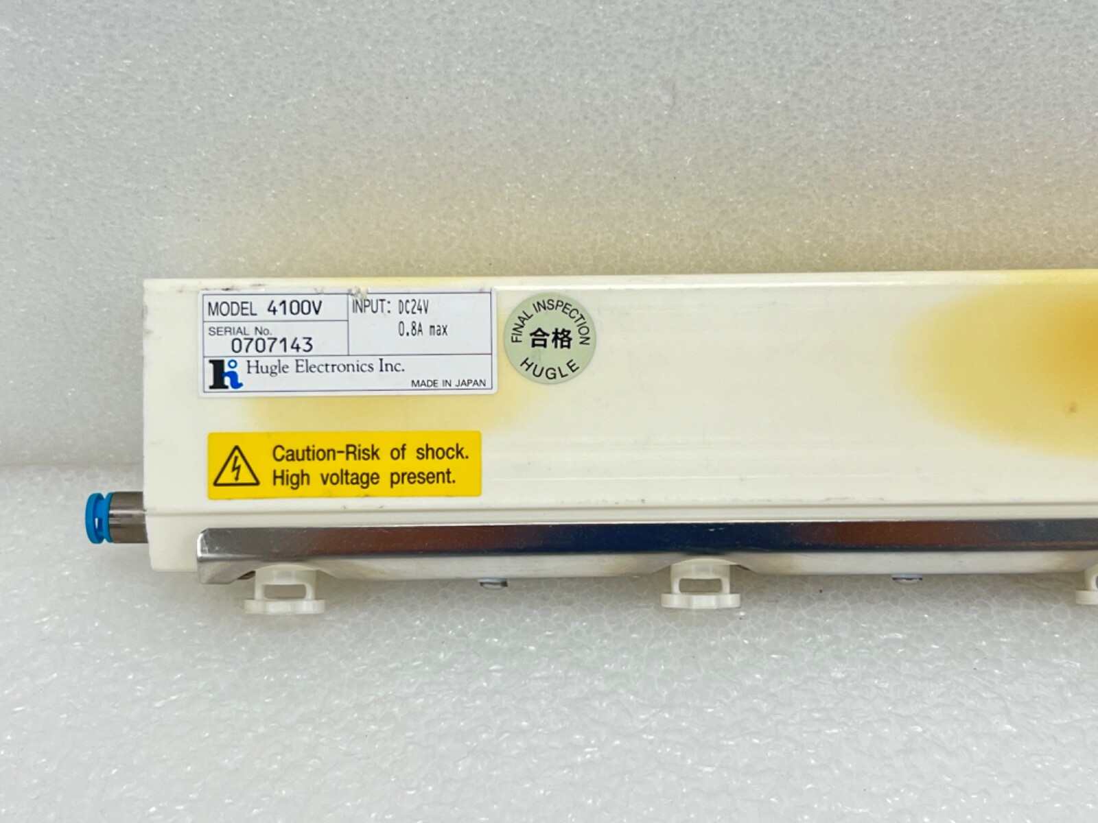 Hugle Electronics 4100V / 4100V-092 Flexible AC Ionizer Fair Condition – White