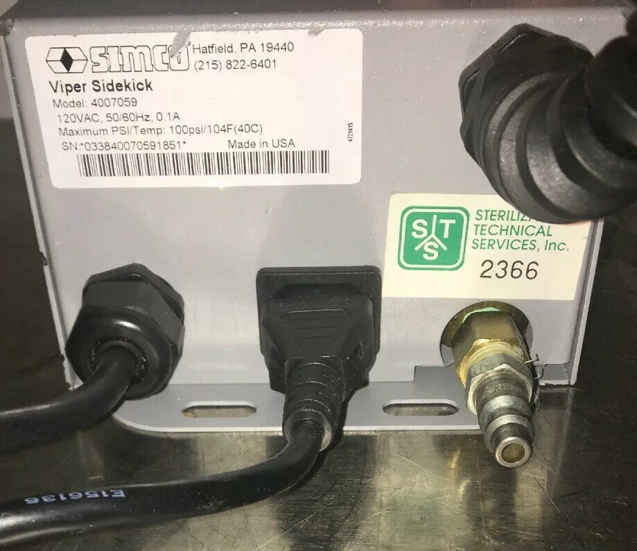 Simco Viper Sidekick Static Neutralizing Blow Off Gun 4007059 & T-91-SC36