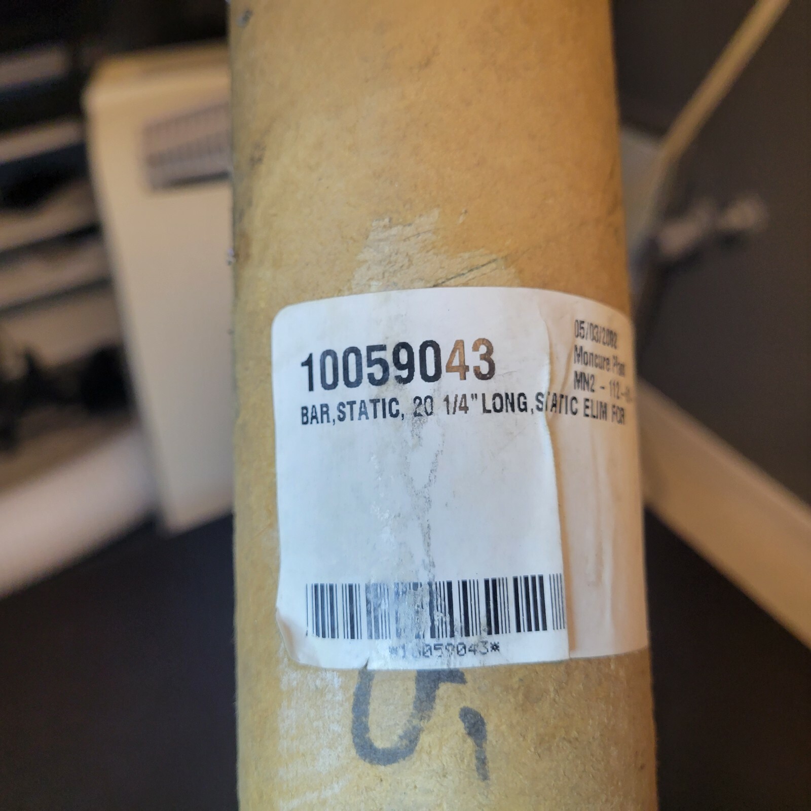 NEUTRALIZING BAR 20.25 INCH MODEL 11 STATIC 91001 91001-00203 NEW SALE $199