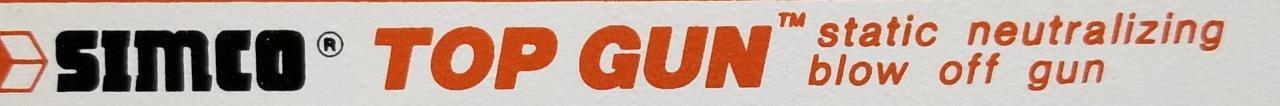 Simco F10 Top Gun Static Neutralizing Blow Off Gun 4002663 115VAC 60Hz 0.3A