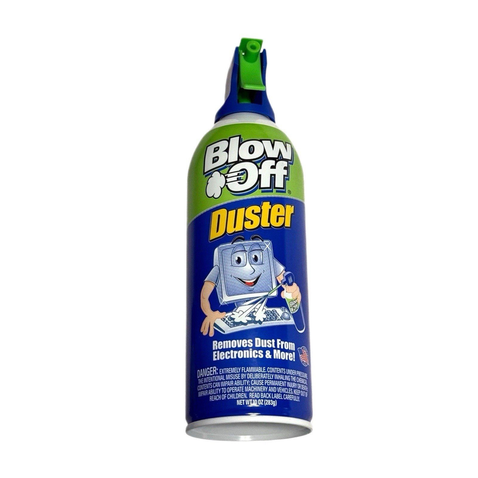 Compressed Air Duster Cleaner 10 oz Electronics Computer Keyboard Dust Remover