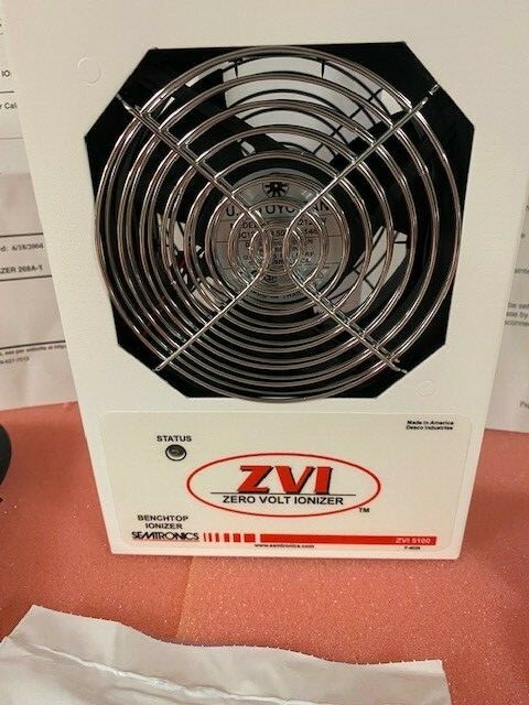 SEMTRONICS ZVI-5100 BENCH TOP ZERO VOLT IONIZER, NOS