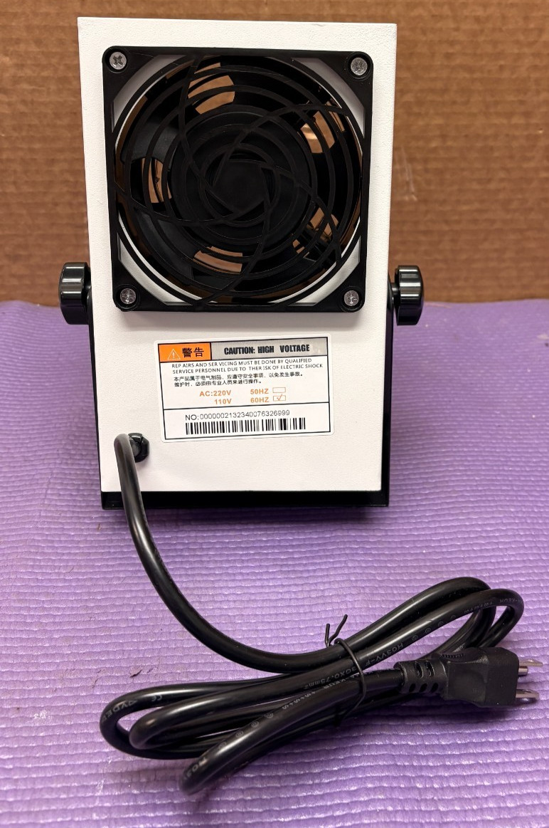 Aerostat PC Ionizing Air Blower W/ Power Cord & Indicator Light