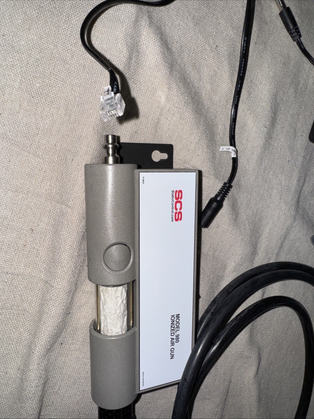 SCS Static Control 980 Ionized Air Gun With Power Supply, Regulator