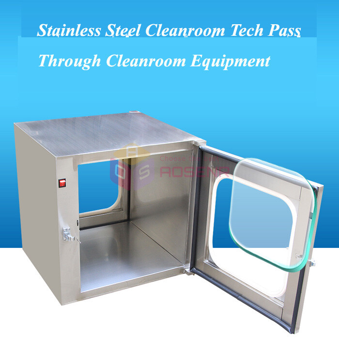 Stainless Steel Cleanroom Tech Pass Through Equipment 110V Transfer Window