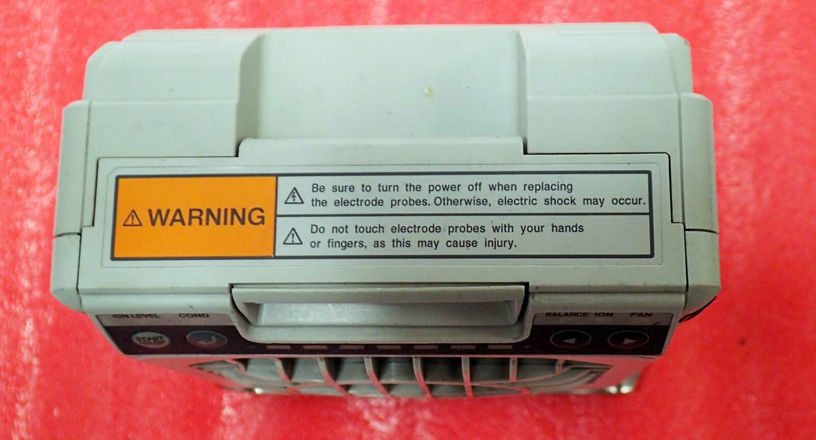 KEYENCE SJ-F036 HIGH SPEED WIDE AREA STATIC ELIMINATOR 24Vdc & PWR SUPPLY TESTED