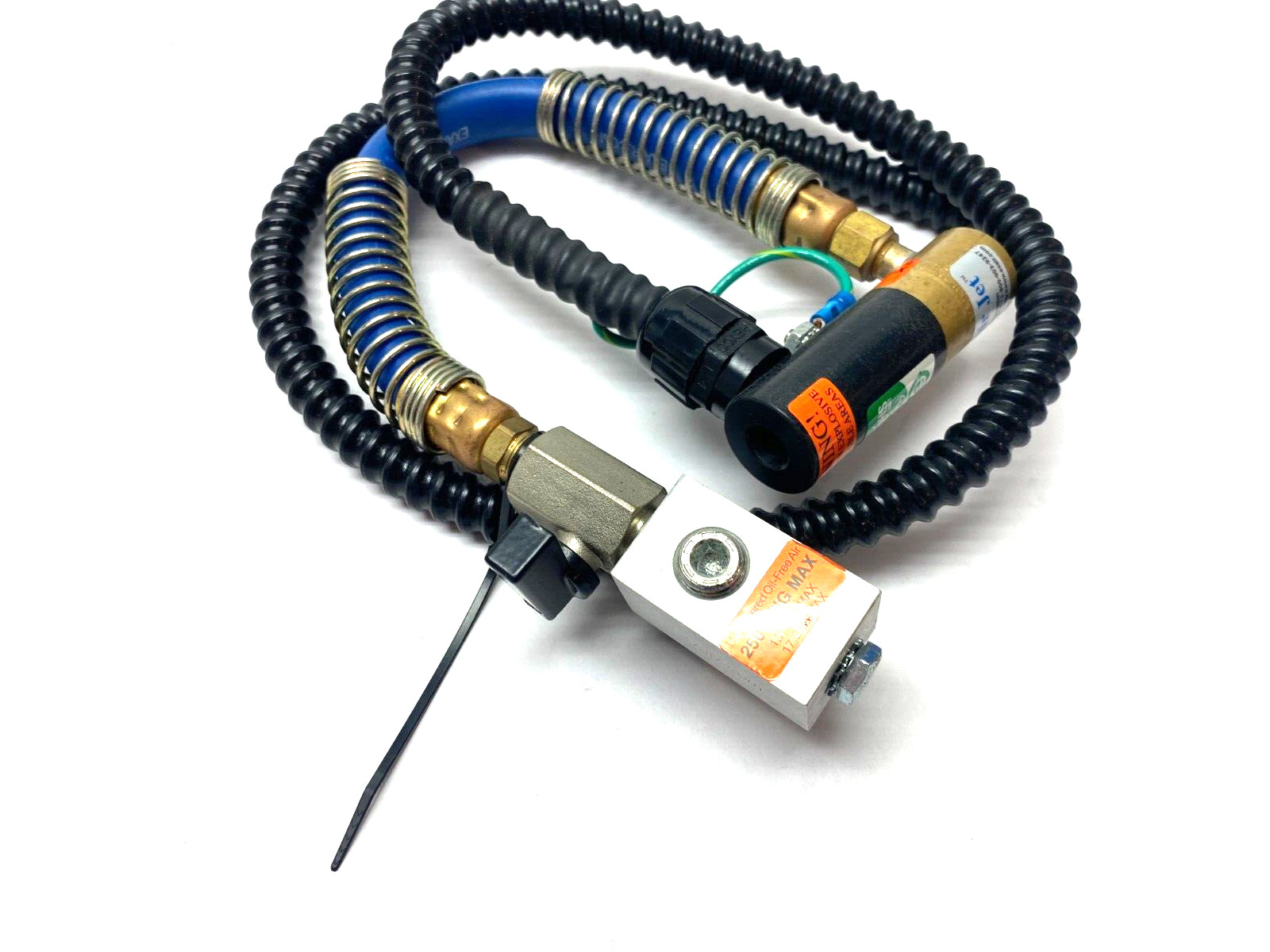 Exair 7194 Ion Air Jet w/ Stay Set Flexible Hose & Mag Base CORD CUT
