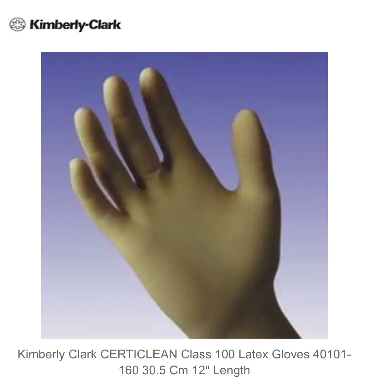 1,000-CertiClean Medium 12” Length Class 100 Clean Room Latex Gloves EXPIRED 25