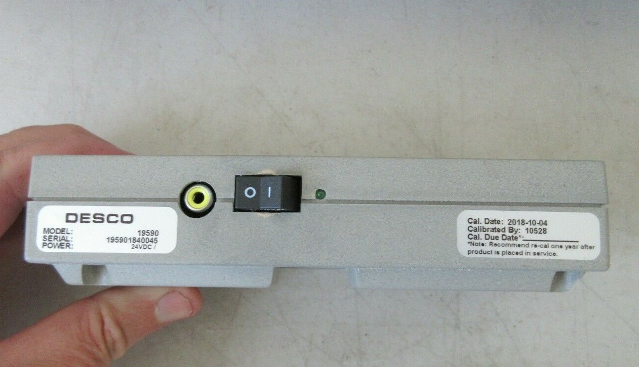 DESCO 980 CHARGE BUSTER 19590 ION GUN — no power supply