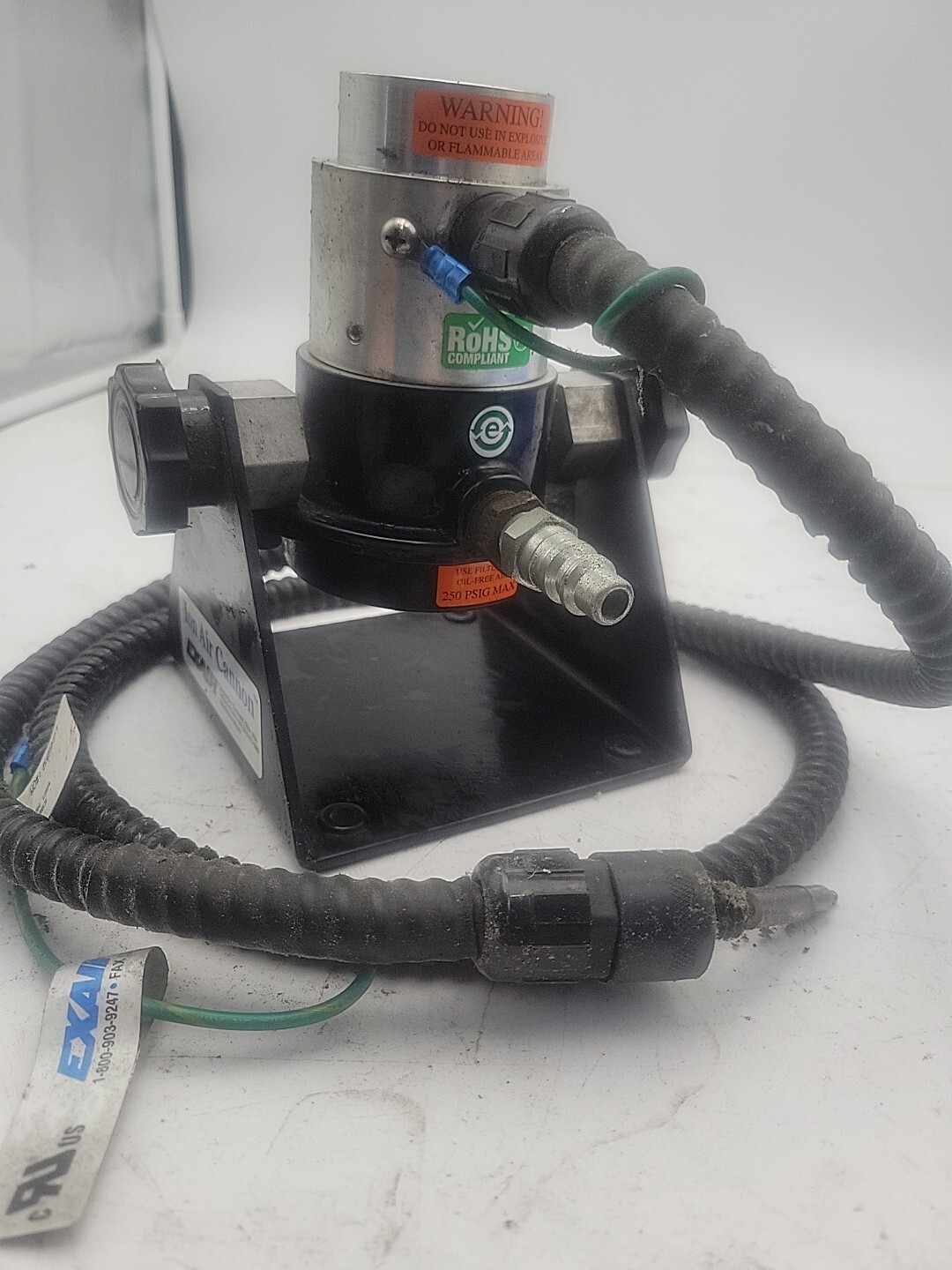 Exair 8192 Ion Air Cannon,250 Psi,15.5 Scfm
