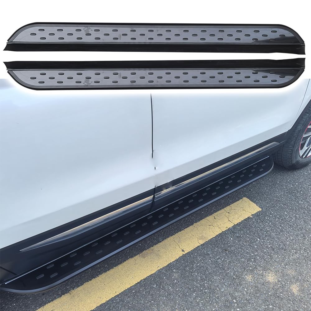 2Pcs Running Boards Step Bars for R1S 2021-2025 Fixed with Brackets