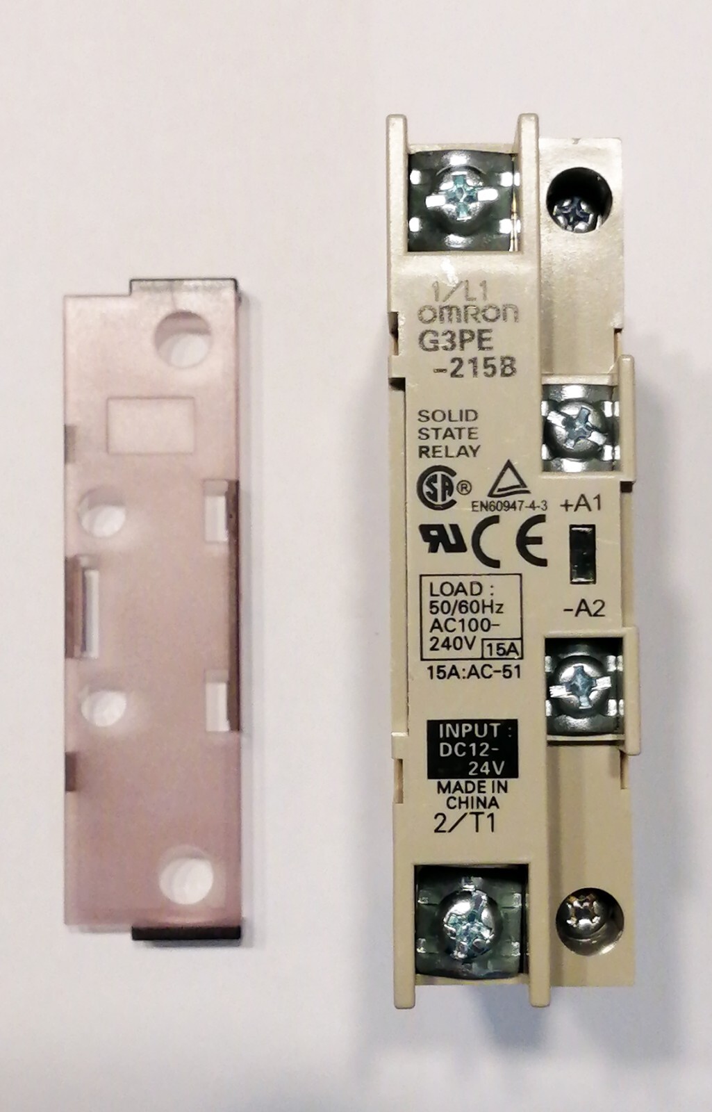 NEW in Box **(Lot of 4)** Omron G3PE-215B, Solid State Relay 15A, 100-240V