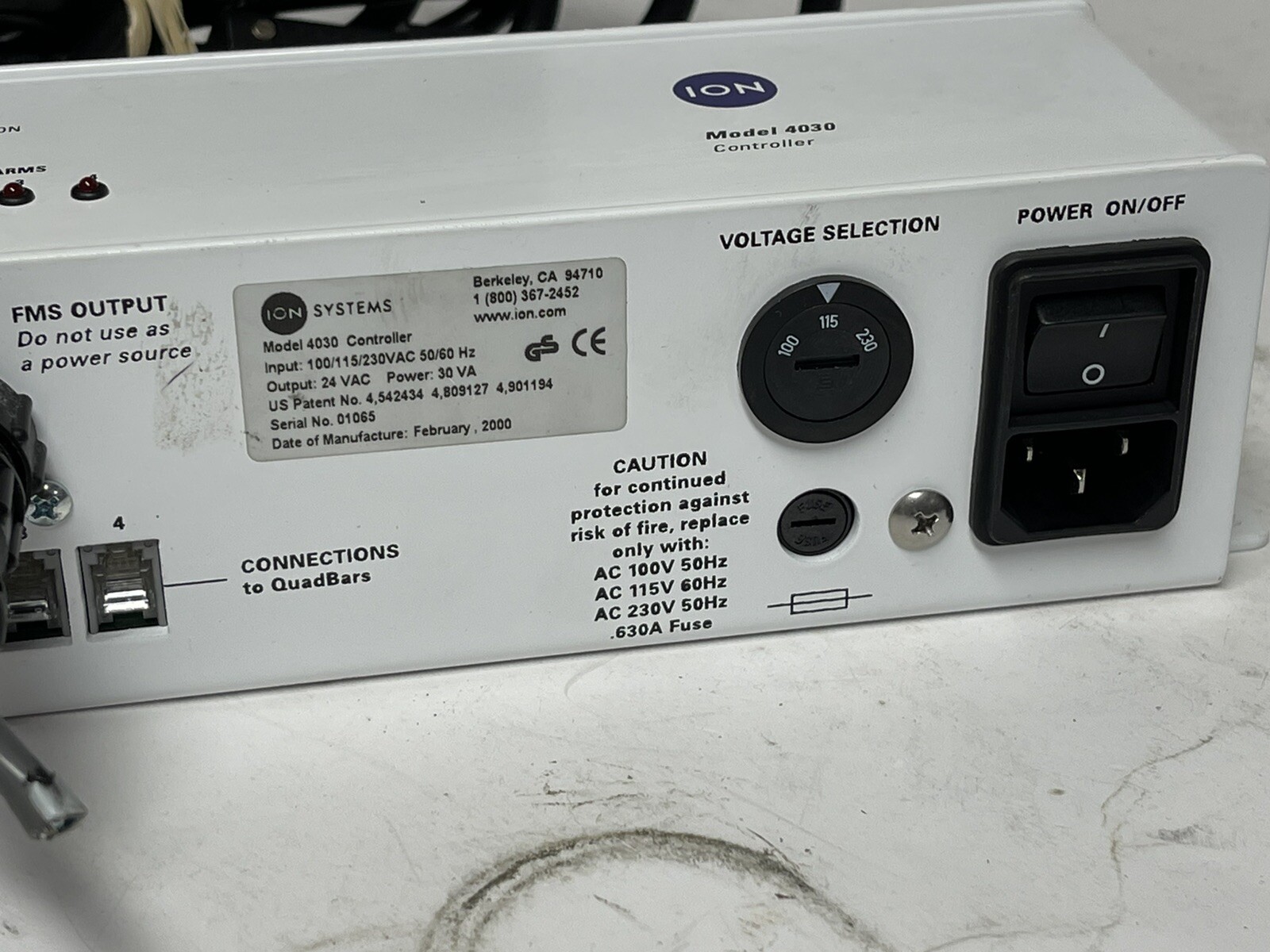 Simco ION QuadBar Ionizer Controller Model 4030