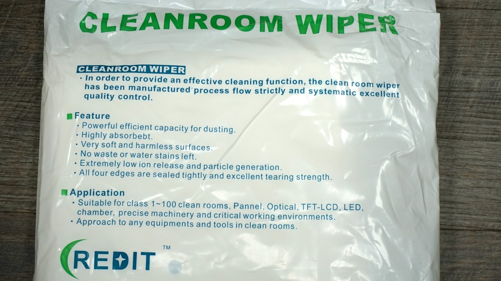 100 Pcs/Bag 9″ x 9″ Dust & Lint Free Very Soft Microfiber White Cleanroom Wiper