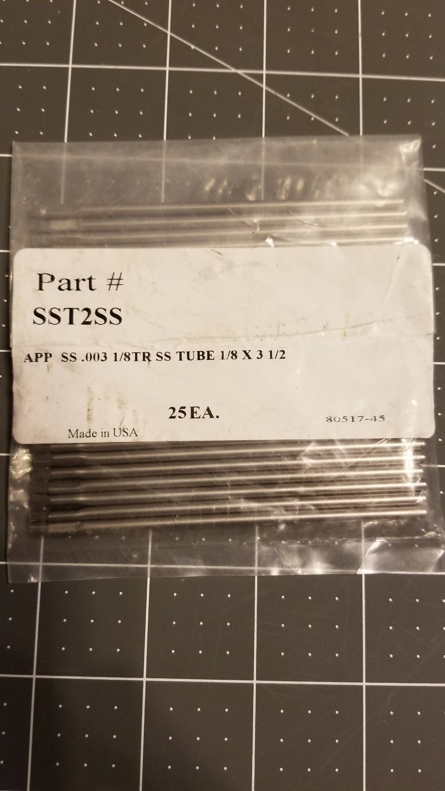 Brush SST2SSStainless Steel Conductive Cleanroom Brush pack of 25