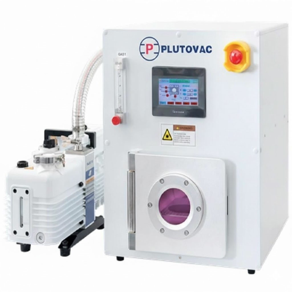 PLUTO-T Desktop Plasma Cleaner 200W RF 13.56MHz 4.3L Lab Surface Treatment