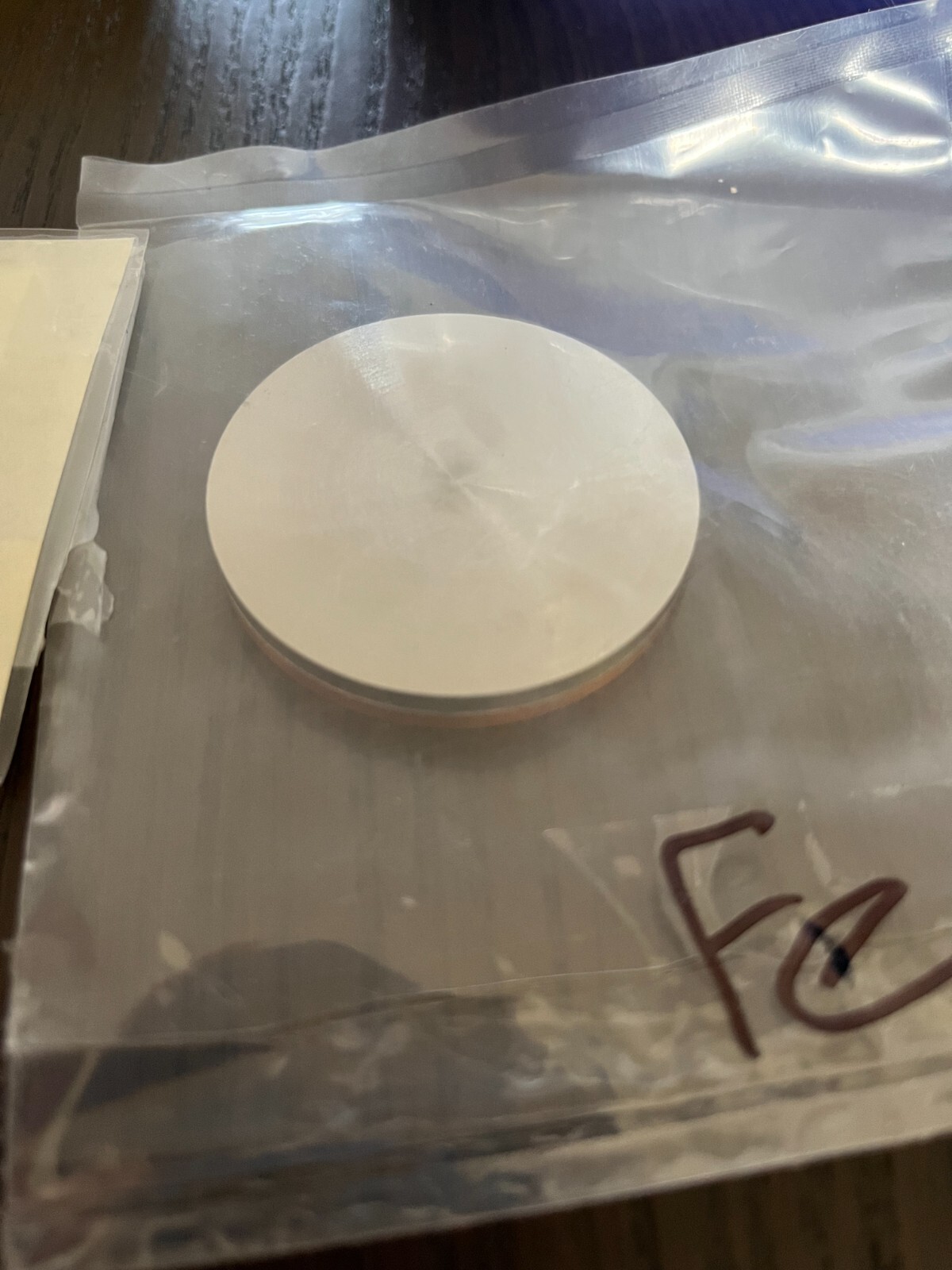 Sputtering Target, Fe, 2″ x .250″ bonded to Cu backing plate