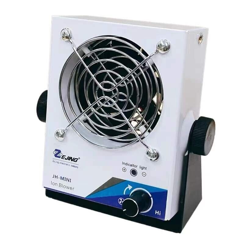 Micro Ion Fan Mini Desktop Static Eliminator Lonizing Air Blowers DC24V new