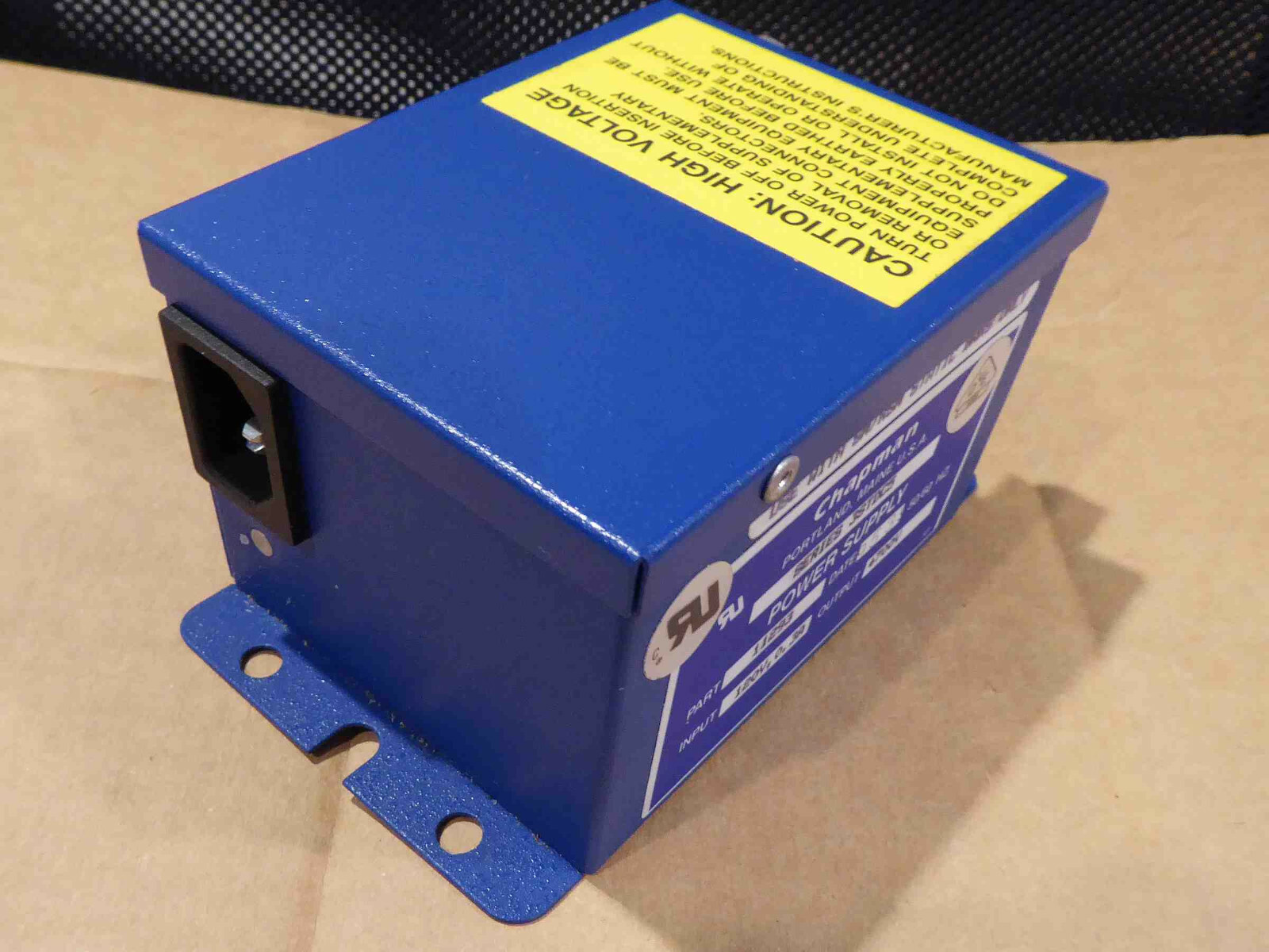 Chapman High Voltage 11293 Power Supply and SM Anti Static Bar Creo 13-4085