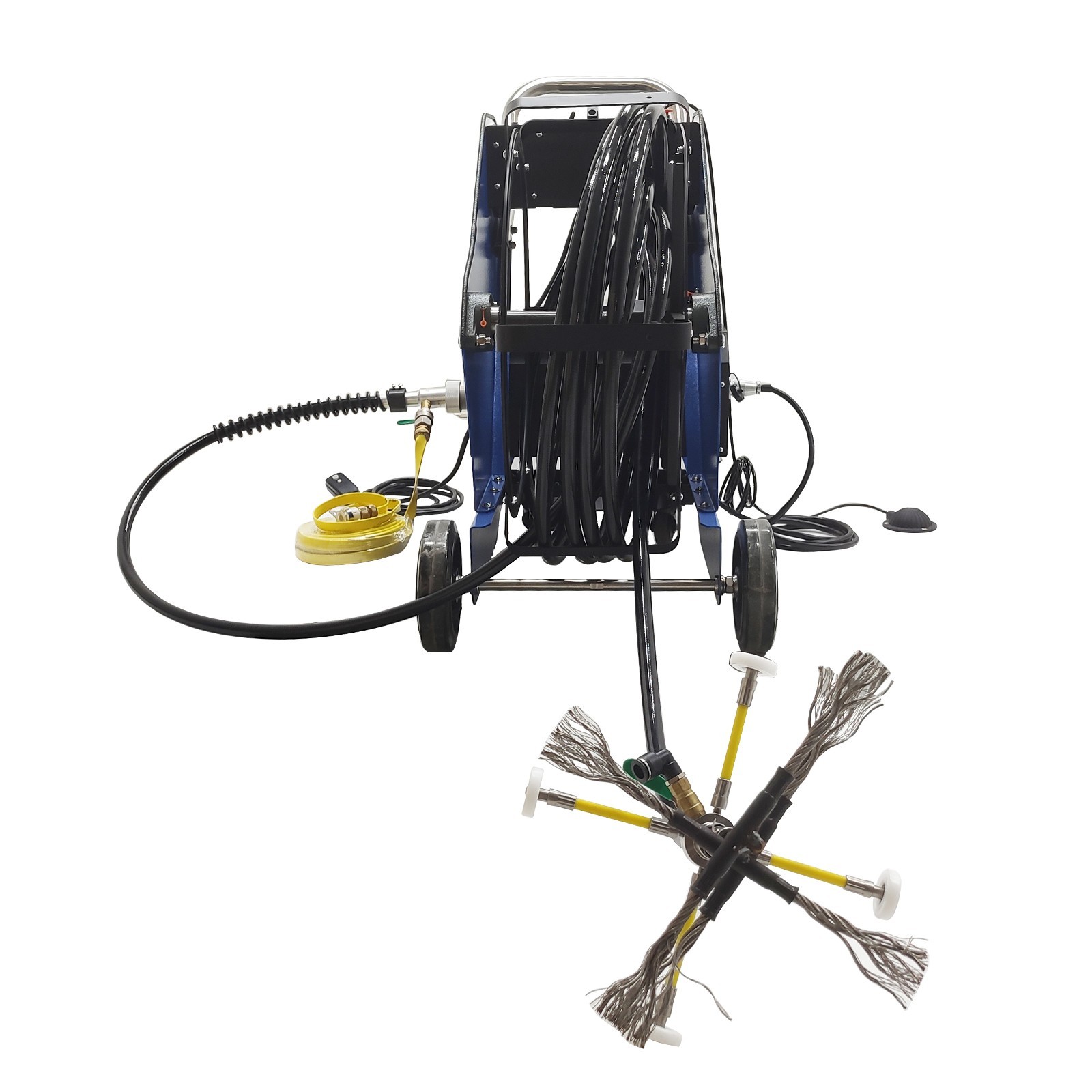 220V Oil Fume Pipeline Cleaning Machine Ductwork Cleaning 110V Transformer Dia 3