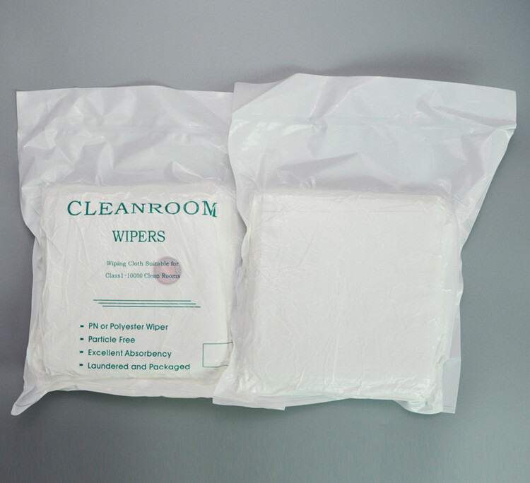 100pcs 9″x9″ 140g Dust-Free Cleaning Wipes Microfiber Lint-Free Cleanroom Wipers