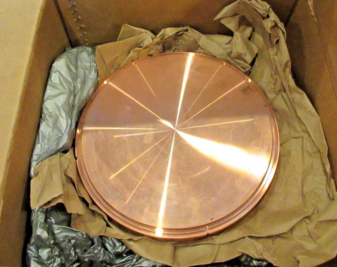 Weldaloy WP111234 REV. A Copper Backing Plate 4N D319, 85MMRMA12 *NEW W PAPERS*